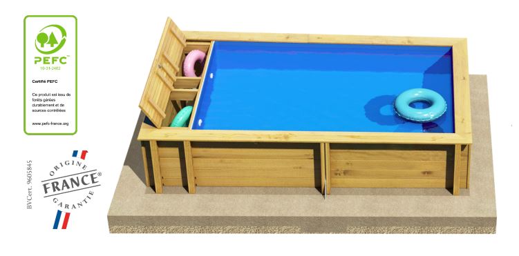 Piscine bois Poll'n Box Junior BWT MyPool