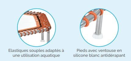 tapis de saut trampoline aquatique